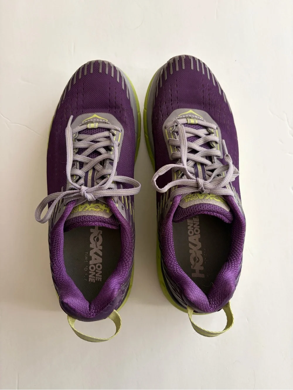 Hoka One One Time To Fly Running Shoe Women’s Size 9.5 Purple - Picture 5 of 10